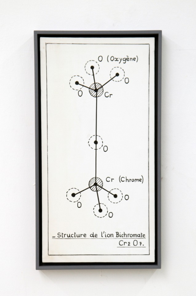 Bernar Venet, *Structure de l'Ion Bichromate*, 1967